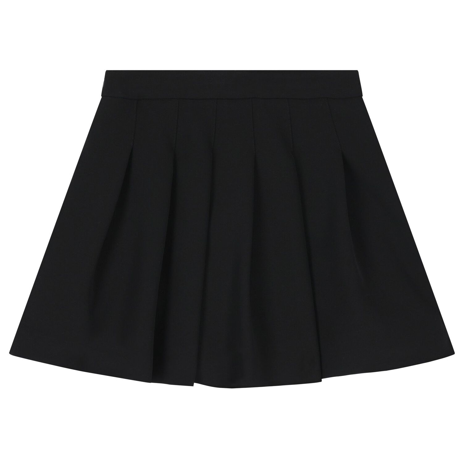 Girls Black Pleated Skirt, 1, hi-res image number null