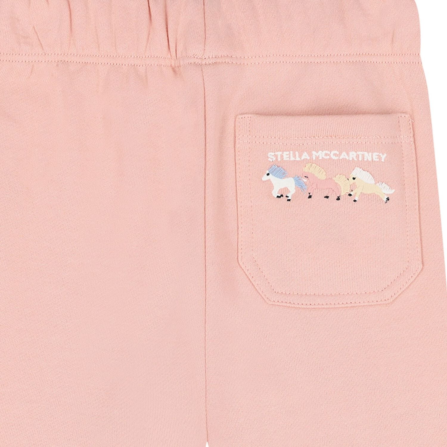 Younger Girls Pink Horse Tracksuit, 1, hi-res