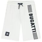 Boys White Logo Shorts, 2, hi-res