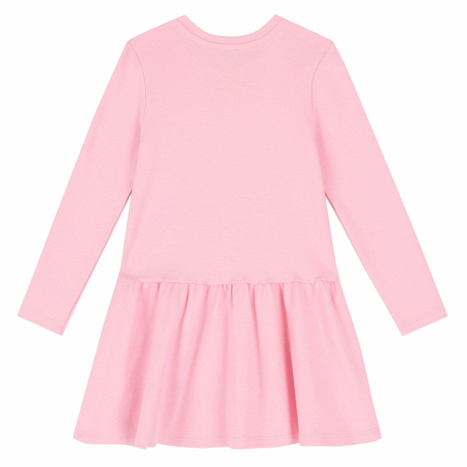 Girls Pink Logo Dress, 1, hi-res