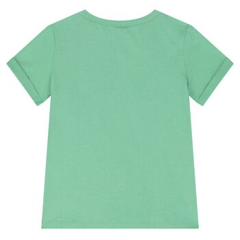 Girls Green Star T-Shirt