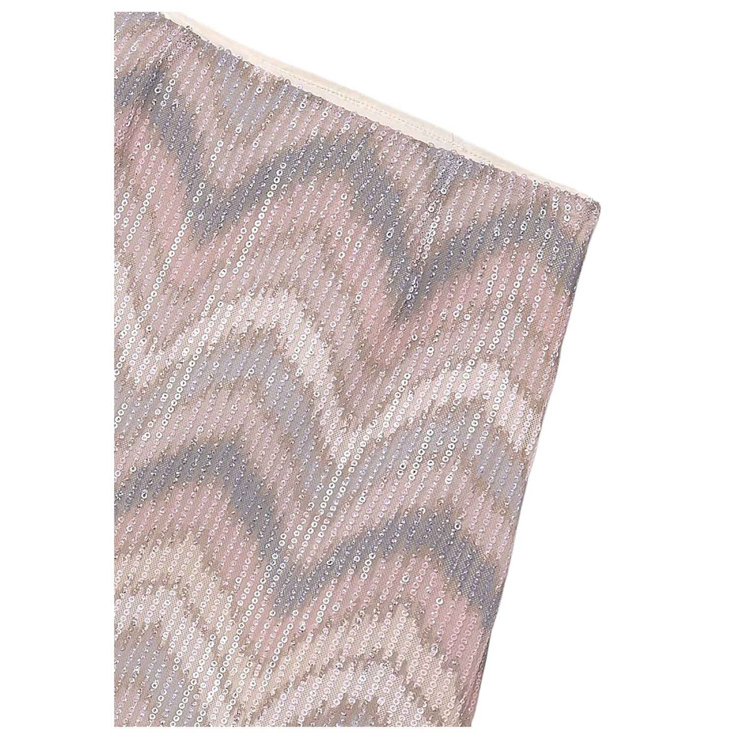 Girls Pink Sequins Skirt, 1, hi-res