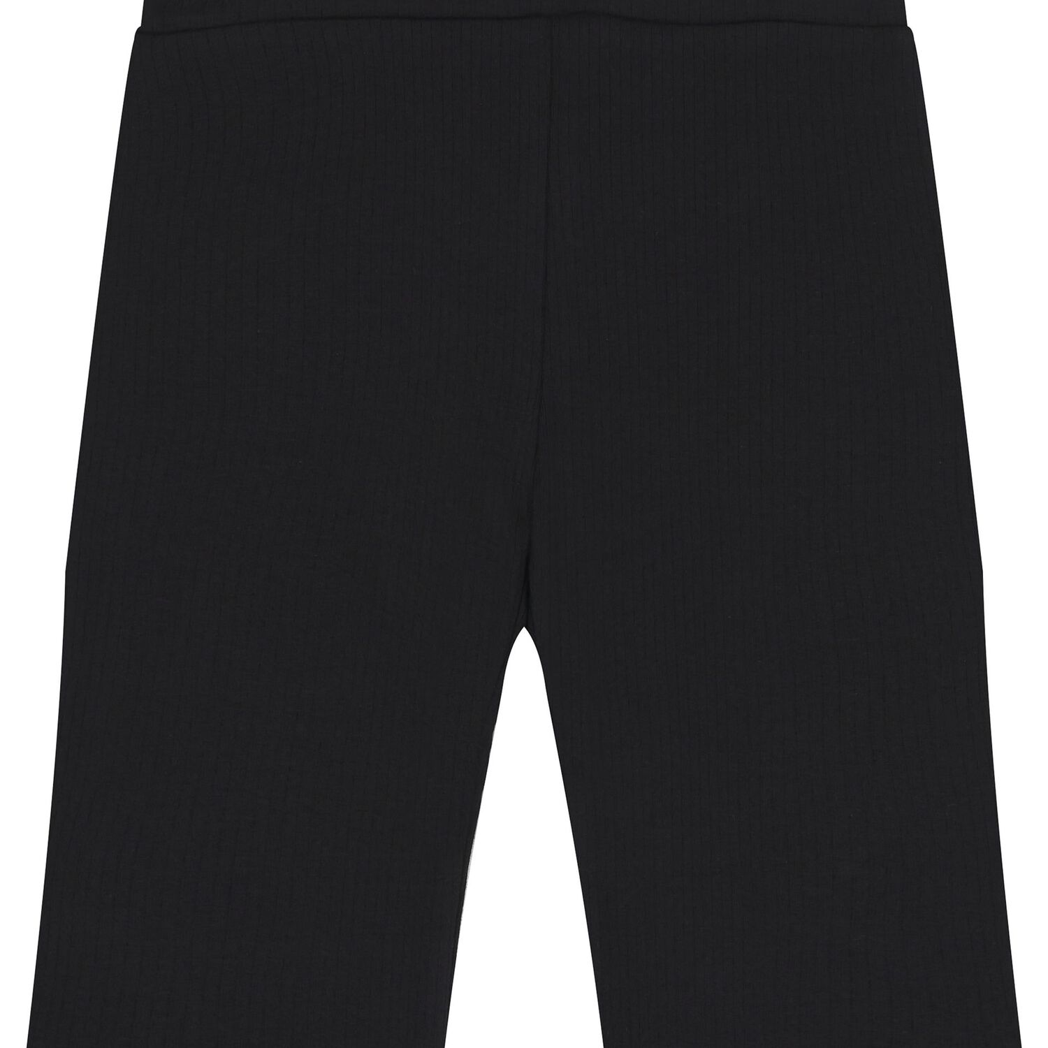 Girls Black Flared Leggings, 1, hi-res image number null