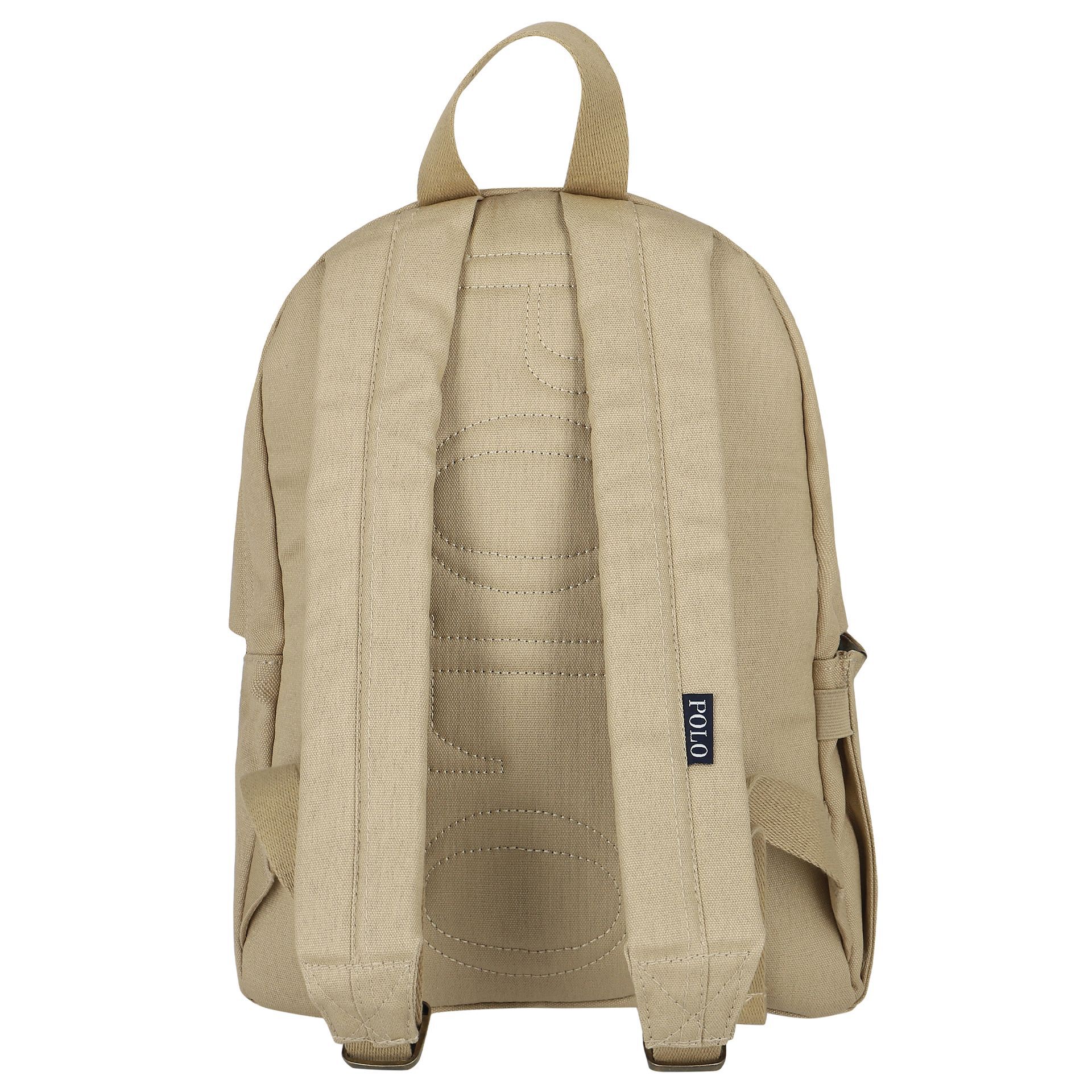 Ralph Lauren Boys Beige Polo Bear Backpack | Junior Couture USA