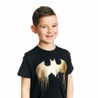Boys Black Batman T-Shirt, 1, hi-res