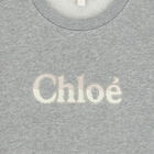 Girls Grey Logo Sweatshirt, 1, hi-res