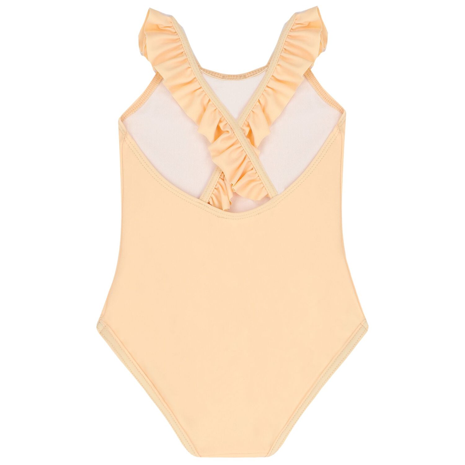 مايوه بنات بالشعار باللون الوردي, 1, hi-res image number null