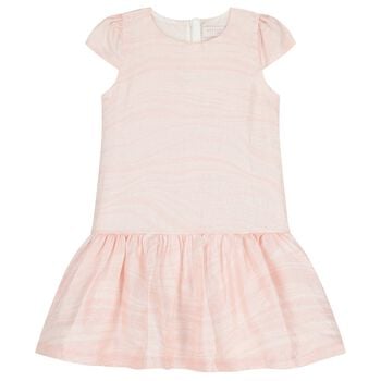 Girls Pink Logo Dress