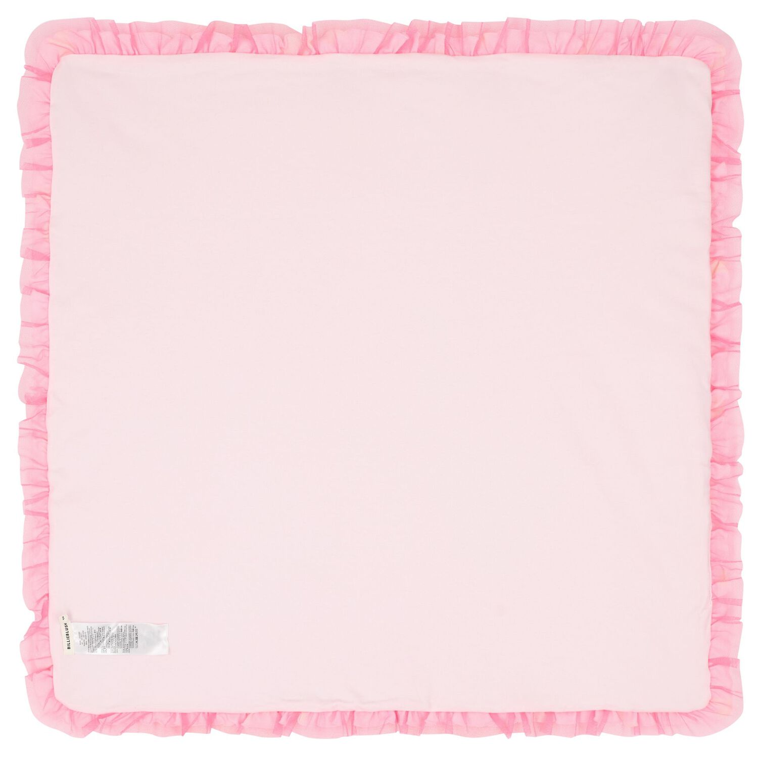 Baby Girls Pink Straberry Ruffled Blanket, 1, hi-res