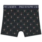 Boys Green & Navy Blue Logo Boxer Shorts ( 3-Pack ), 3, hi-res