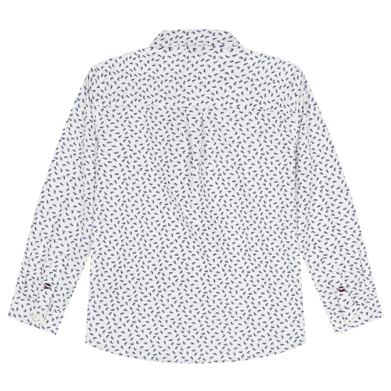 Boys White & Blue Logo Shirt, 1, hi-res image number null