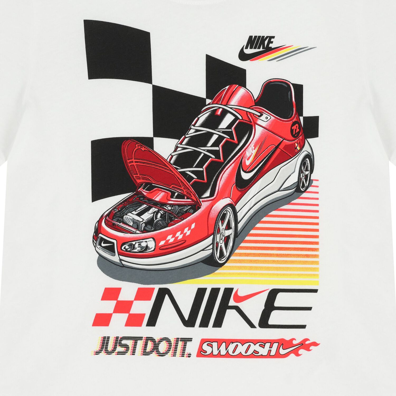 Boys White Logo T-Shirt, 1, hi-res