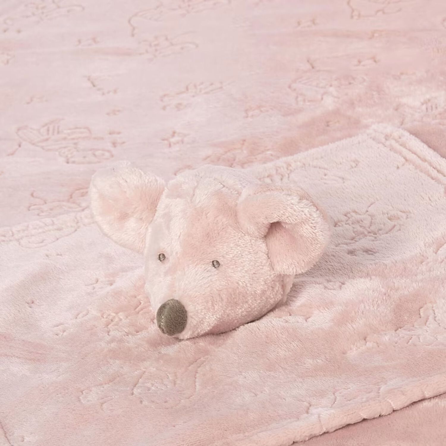 Baby Girls Pink Koala Doudou Comforter, 2, hi-res