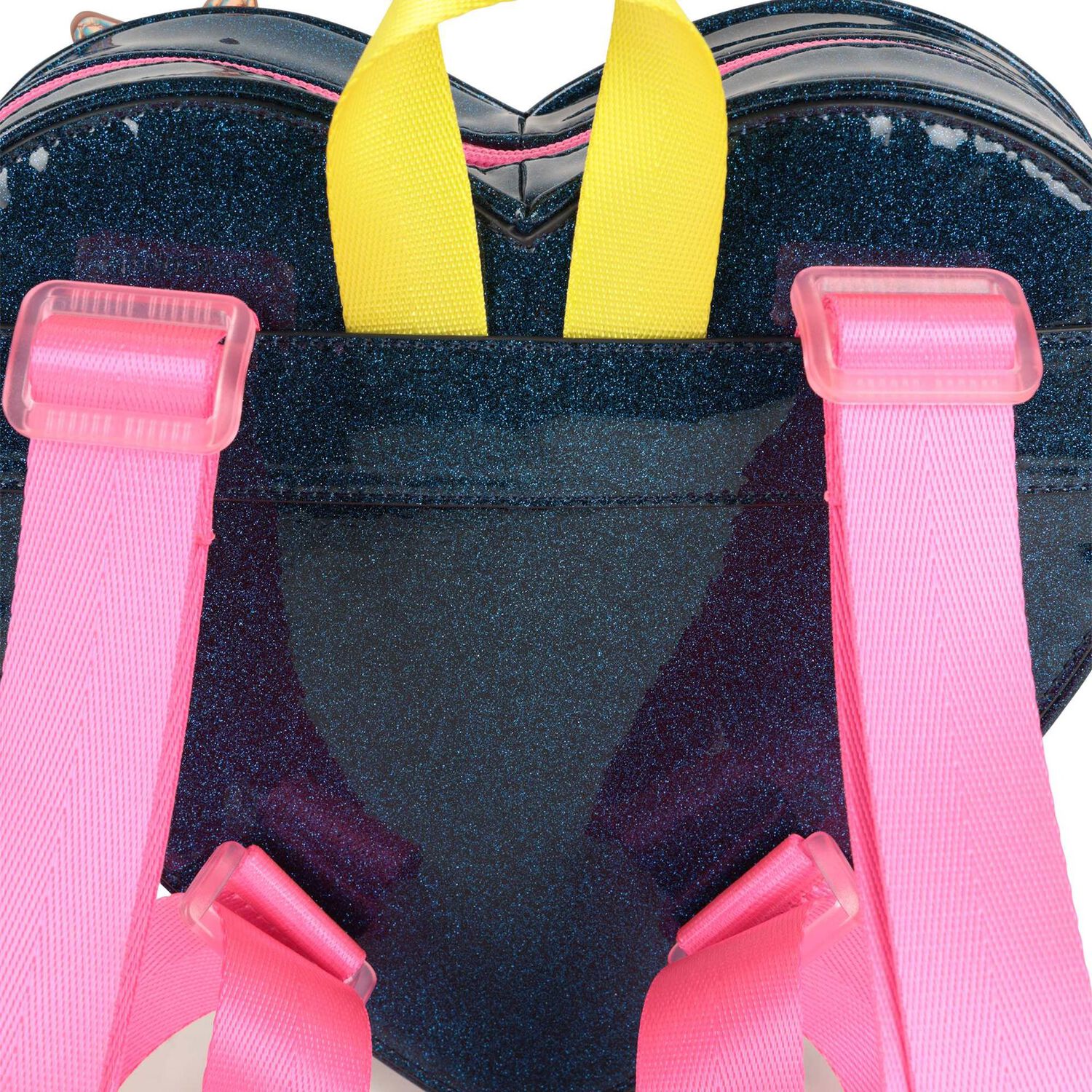 حقيبة ظهر للبنات باللون الأزرق اللامع, 1, hi-res