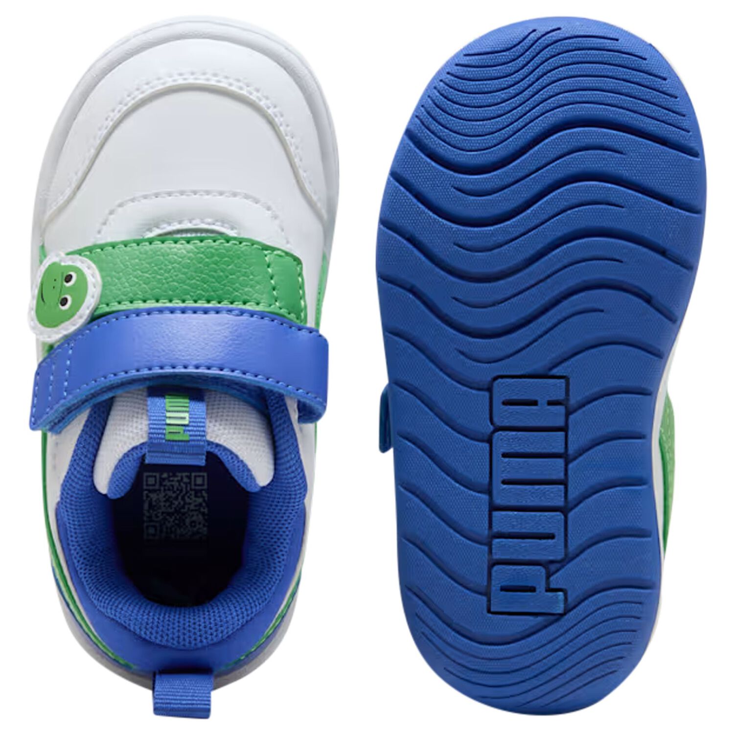 Boys White & Green Multiflex 2 Dino Trainers, 1, hi-res