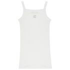 Girls Gold & White Logo Dress Set, 1, hi-res