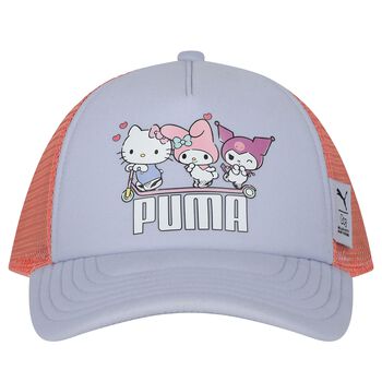 Girls Purple Hello Kitty Cap