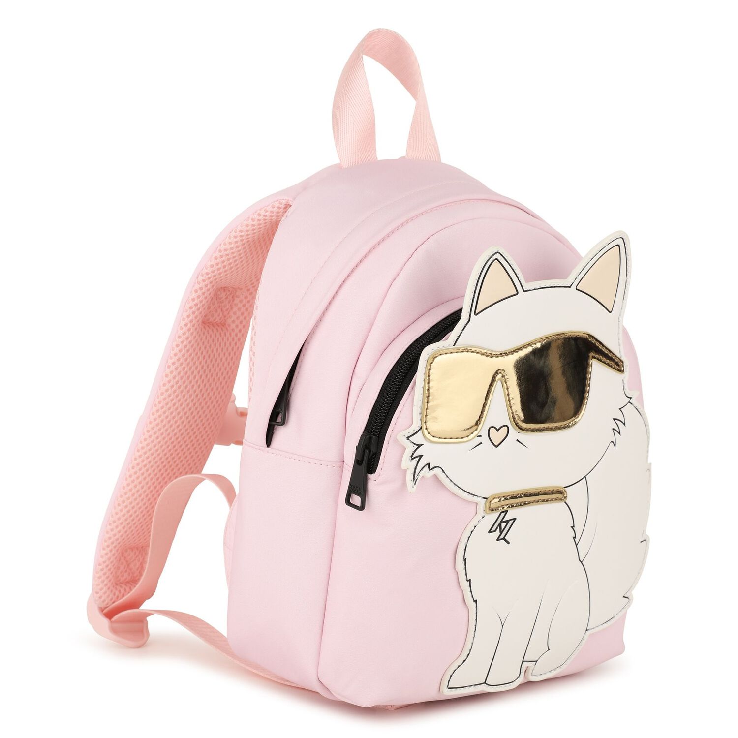 Girls Pink Choupette Logo Backpack, 1, hi-res