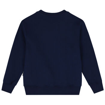 Navy Blue Logo Sweatshirt