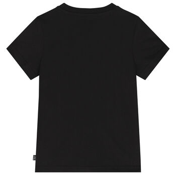 Boys Black Logo T-Shirt