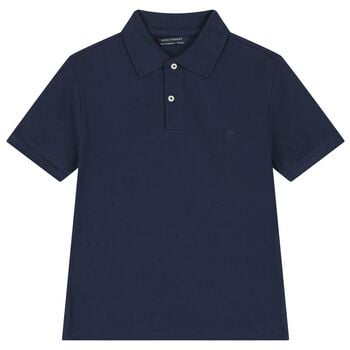 Boys Navy Blue Polo Shirt