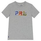 Boys Grey Logo T-Shirt, 1, hi-res