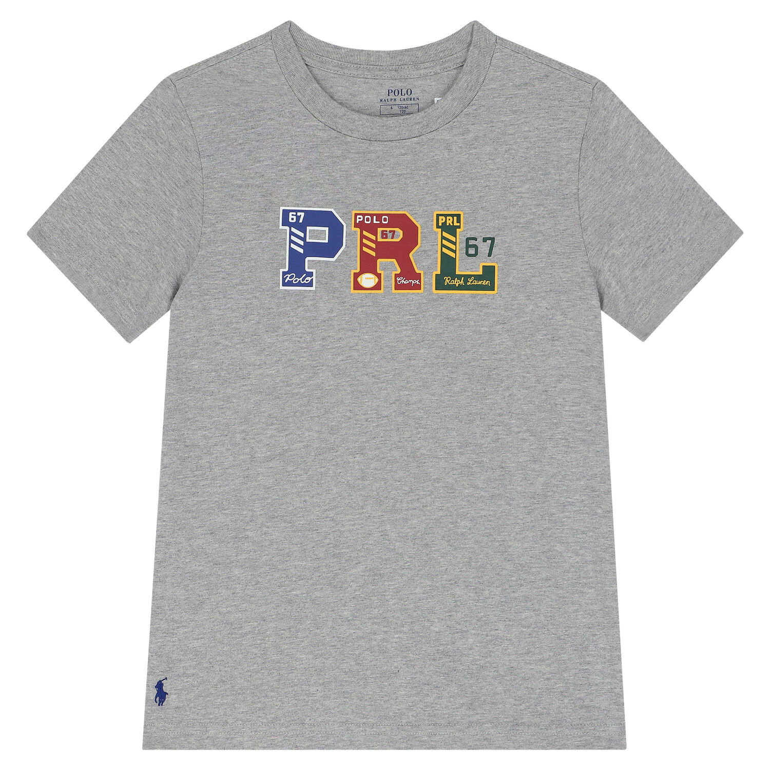 Boys Grey Logo T-Shirt, 1, hi-res