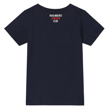 Boys Navy Logo T-Shirt