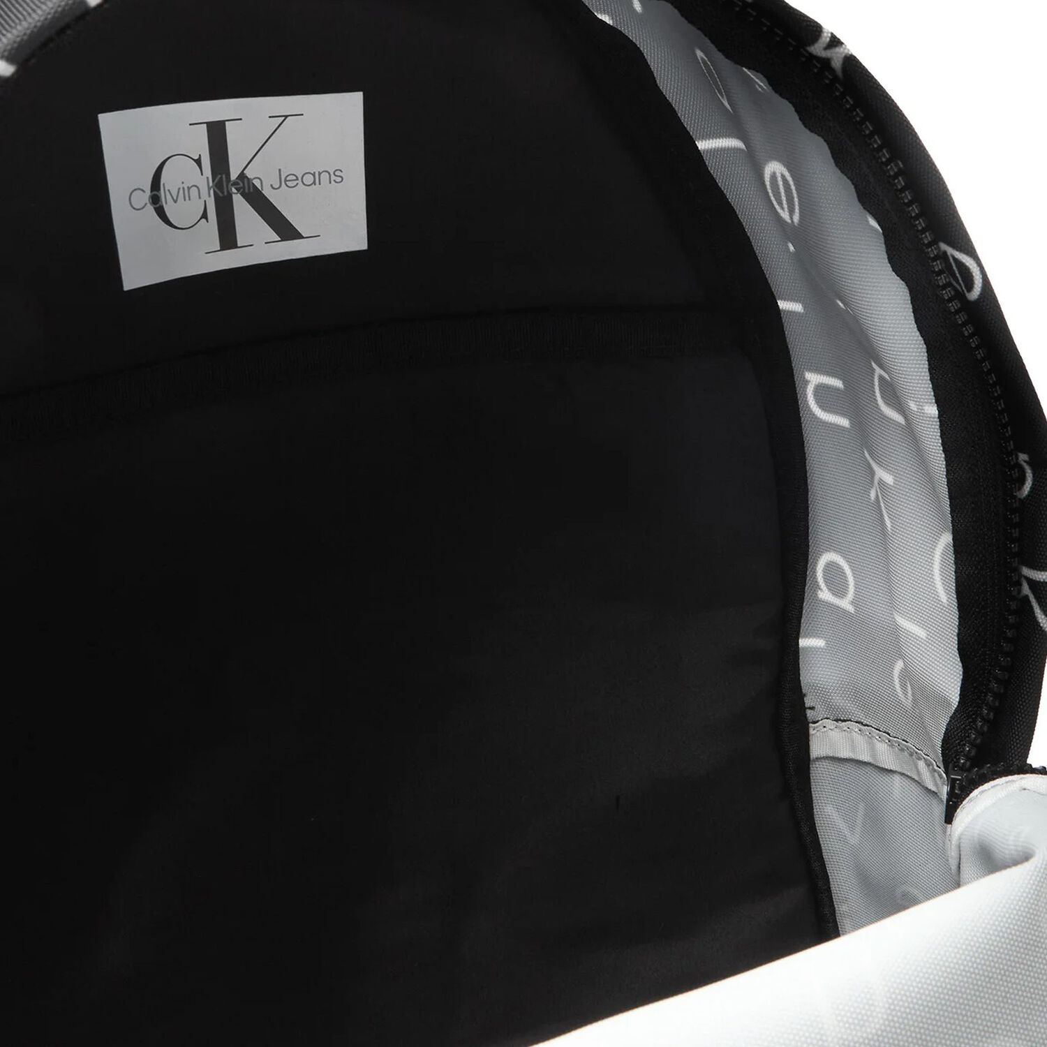 Black Logo Backpack, 1, hi-res