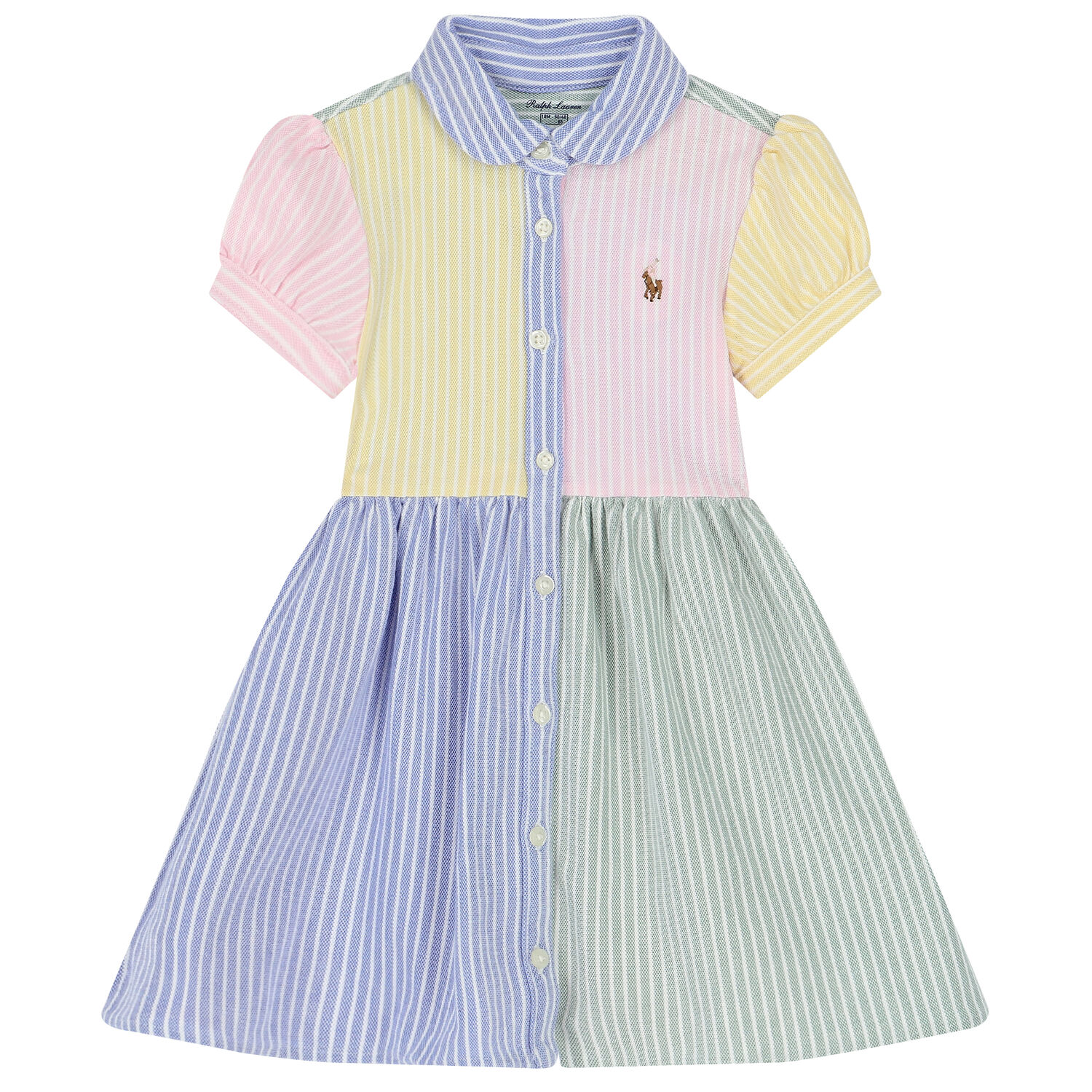 Baby Girls Multi-Colored Logo Dress Set, 1, hi-res