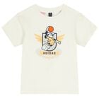 Boys Ivory & Navy Blue Disney Shorts Set, 1, hi-res