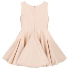 Girls Pink Embellished Logo Dress, 1, hi-res