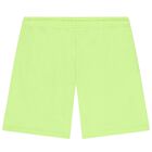 Boys Green Logo Shorts, 1, hi-res