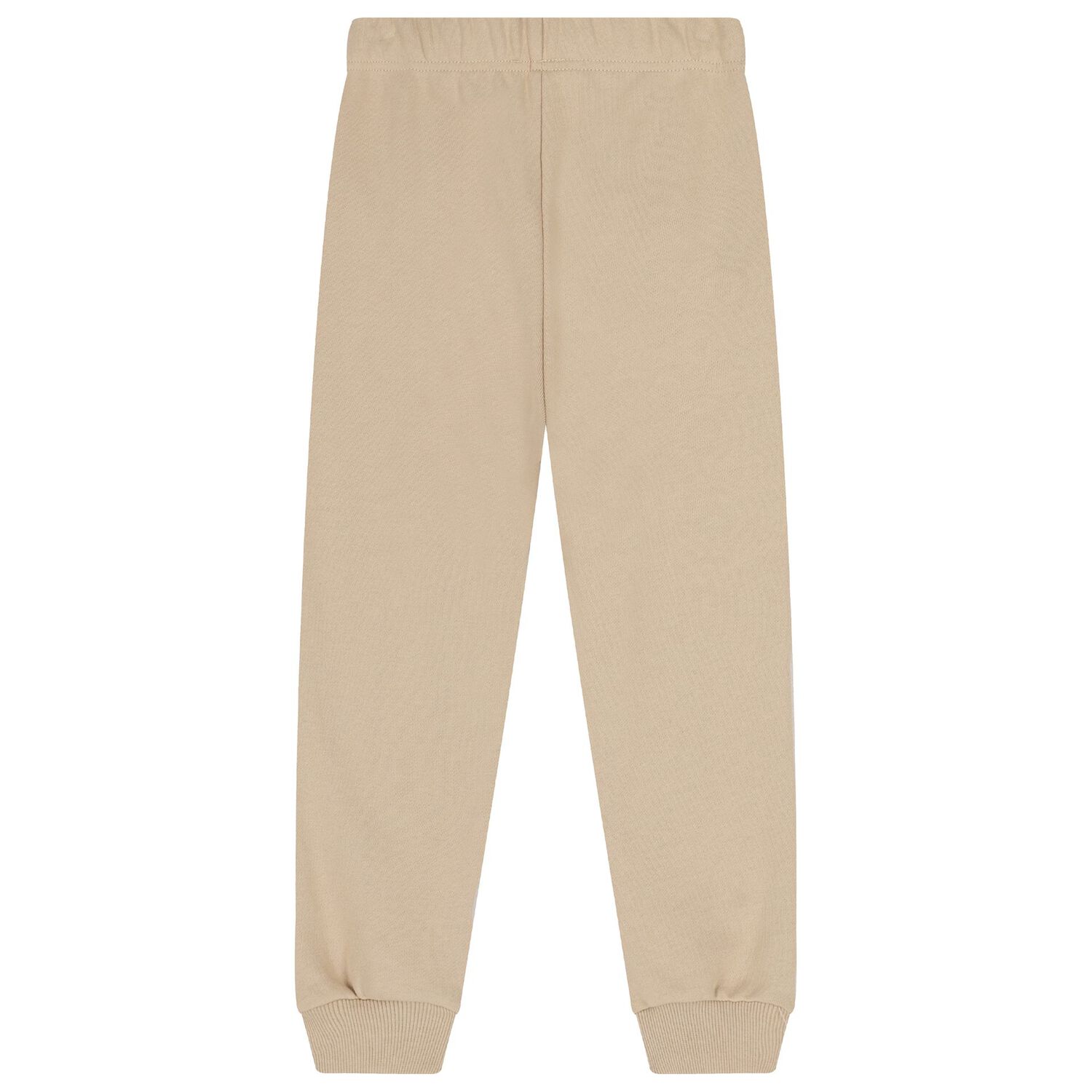 Boys Beige Tiger Logo Joggers, 1, hi-res image number null