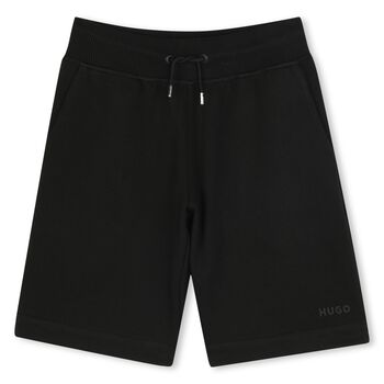Boys Black Logo Shorts