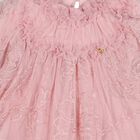 Baby Girls Pink Stitch Embroidered Tulle Nadiya Dress, 2, hi-res