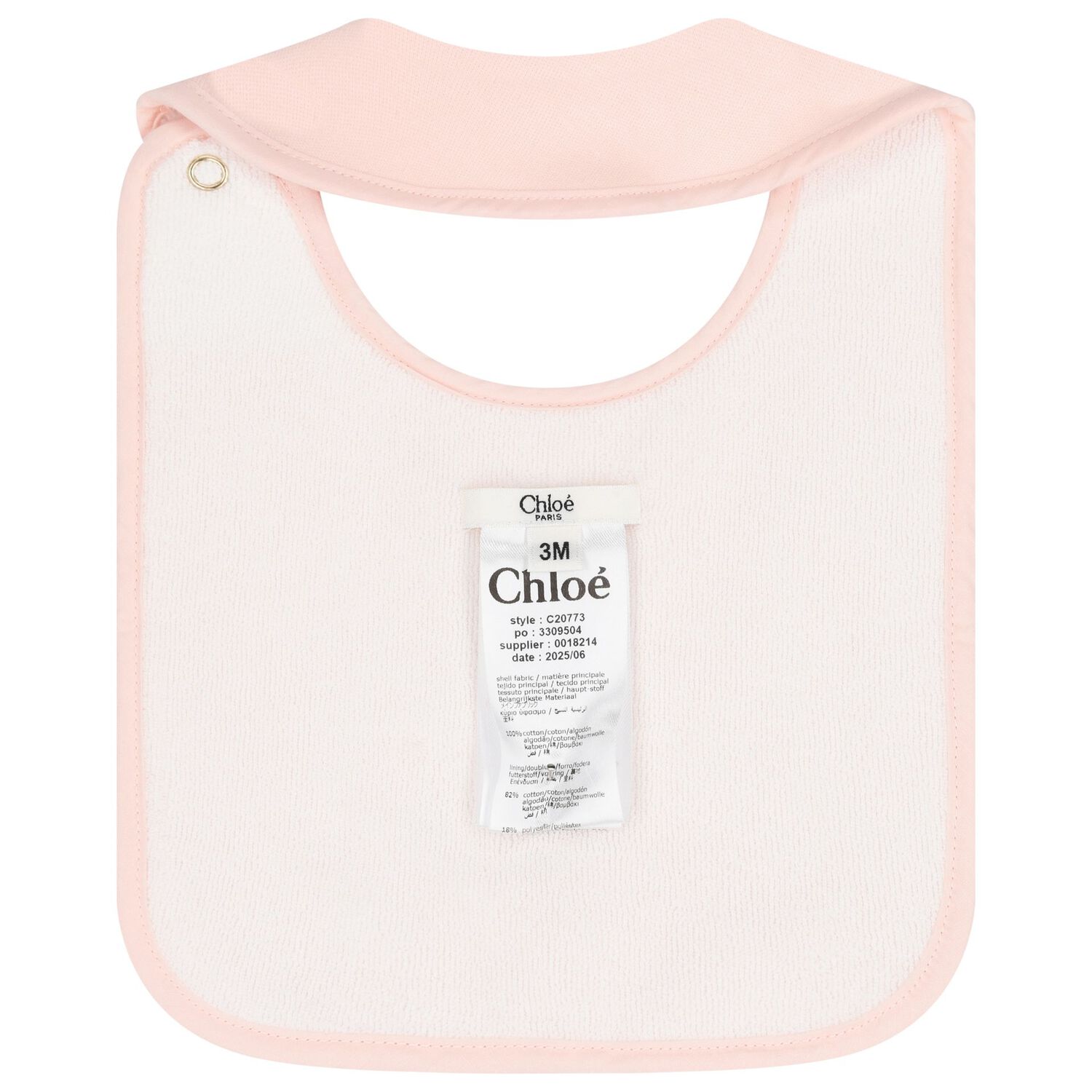 طقم هدايا ملابس أطفال باللون الأبيض والوردي للبنات, 2, hi-res