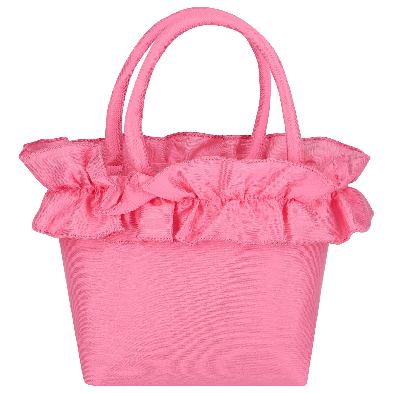 Girls Pink Logo Ruffled Bow Hand Bag, 1, hi-res image number null