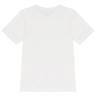 Boys White Logo T-Shirt, 2, hi-res