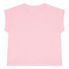 Girls Pink Logo T-Shirt, 3, hi-res