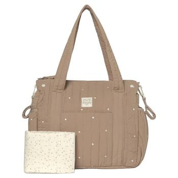 Beige Dots Baby Changing Bag ( 27cm )