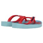 Boys Blue Marvel Logo Flip Flops, 1, hi-res