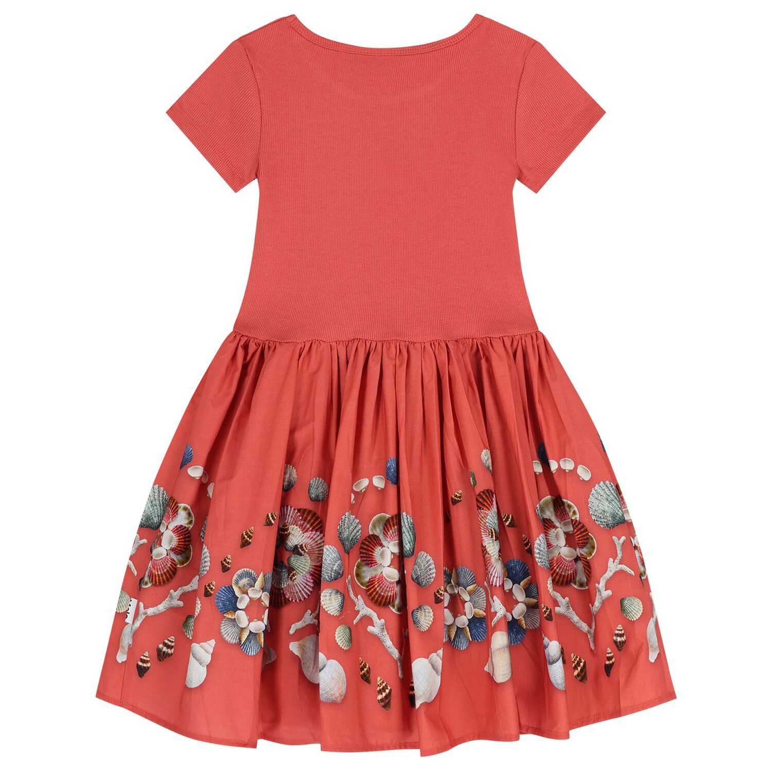 Girls Pink Shell Dress, 2, hi-res