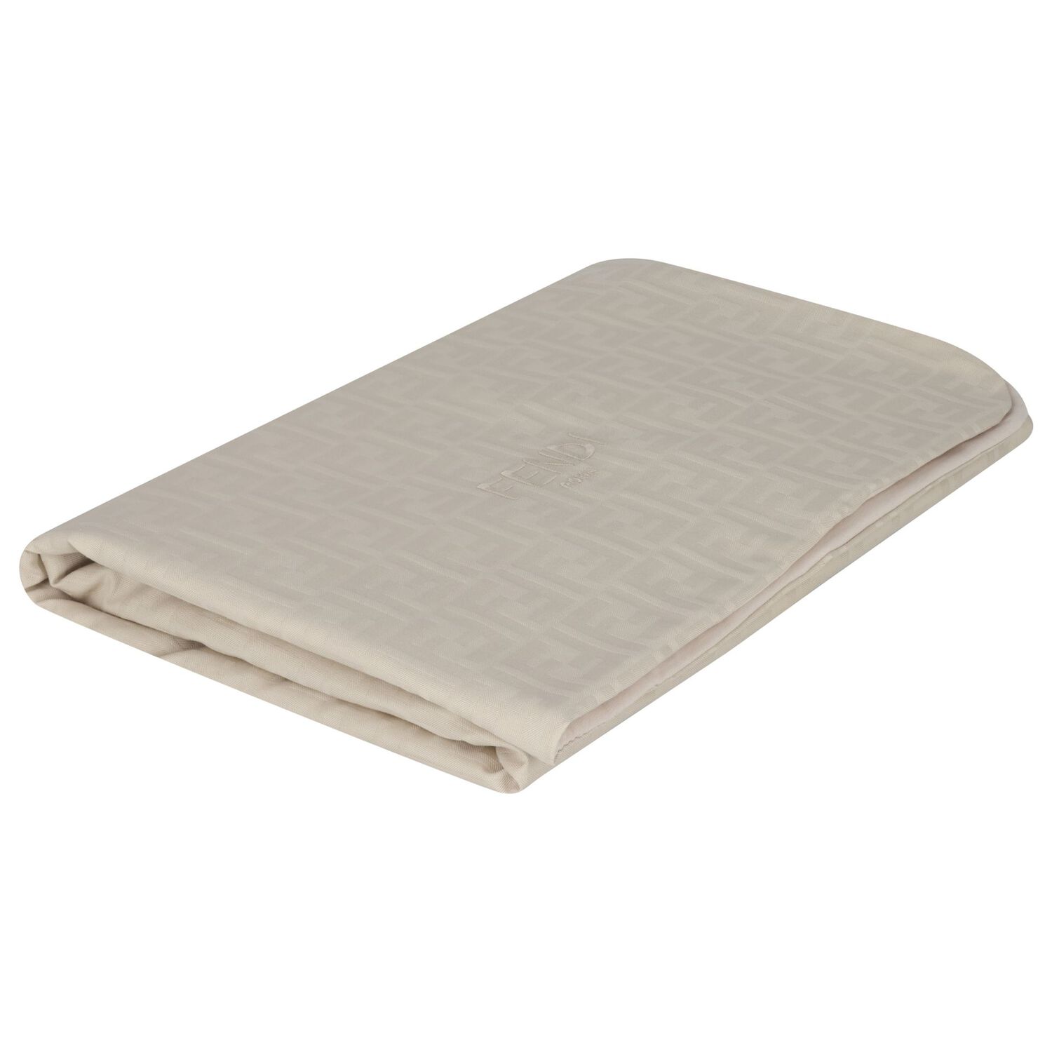 Beige Logo Baby Blanket, 1, hi-res