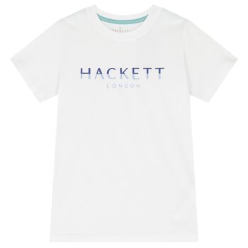 Boys White Logo T-Shirt