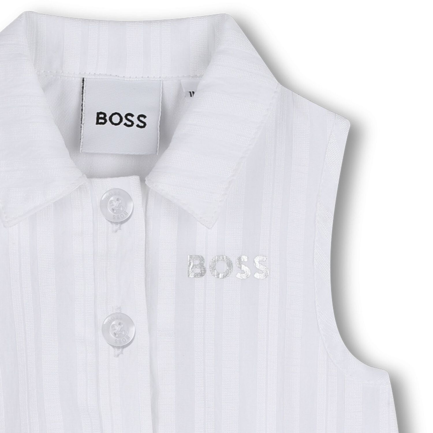 Baby Girls White Bodysuit & Headband Set, 1, hi-res