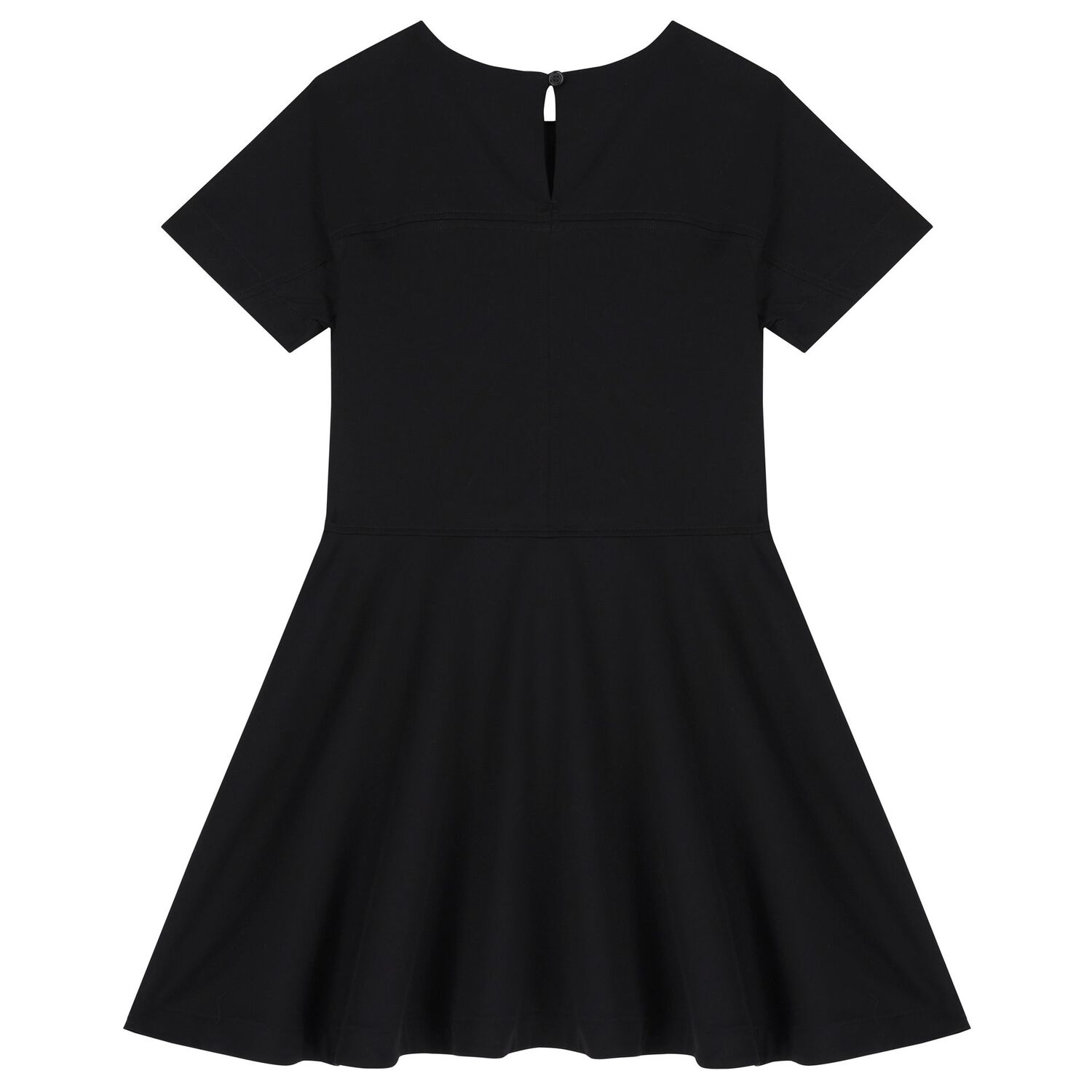 Girls Black Logo Dress, 1, hi-res image number null