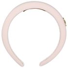 Girls Pink Logo Padded Headband, 2, hi-res