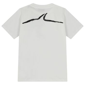 Boys White Logo T-Shirt