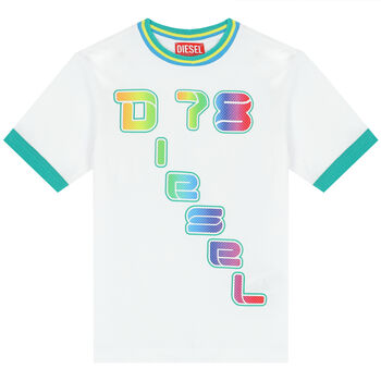 Boys White Logo T-Shirt